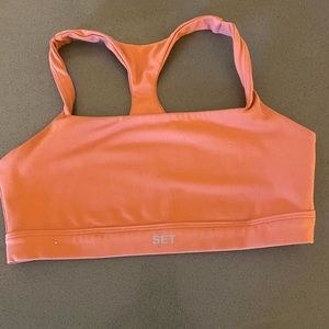 Set active orange bra size S
